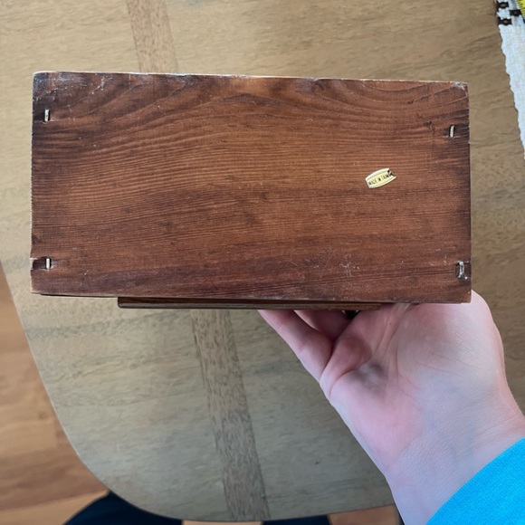 Vintage 1970s Wooden Farmhouse Style Recipe Box - Picture 6 of 10